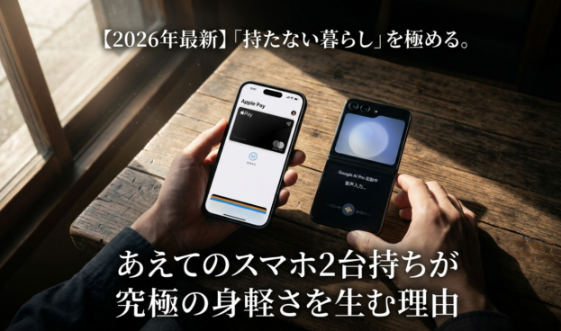 「持たない暮らし」を極める。あえてのスマホ2台持ちが究極の身軽さを生む理由
