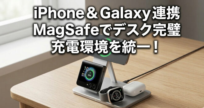 【2026年最新】iPhone 17 Pro × Galaxy Z Flip5の充電を完全統一！MagSafe化で実現する最強ケーブルレス環境