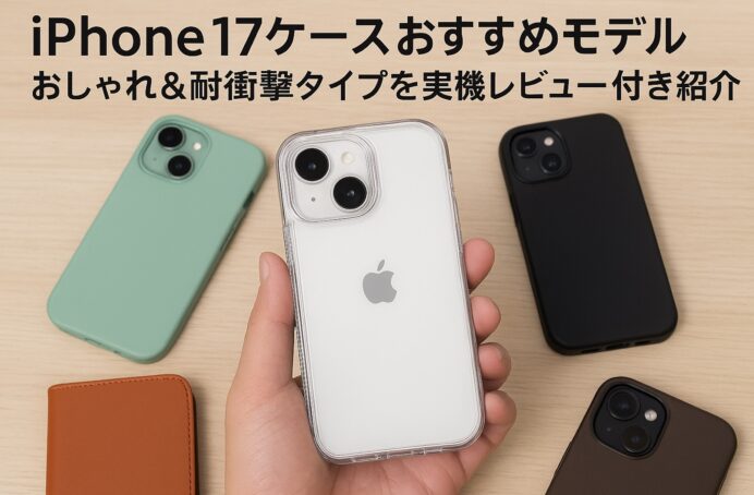 iPhone17ケースおすすめモデル｜おしゃれ＆耐衝撃タイプを実機レビュー付きで紹介