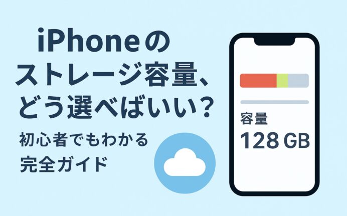 iPhoneのストレージ容量選び完全ガイド|64GBから1TBまで、用途別おすすめプラン