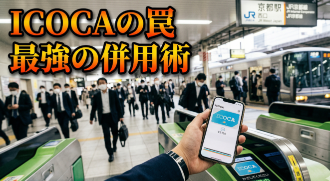 モバイルICOCAはやめたほうがいい？デメリットとSuica併用の最適解を徹底解説